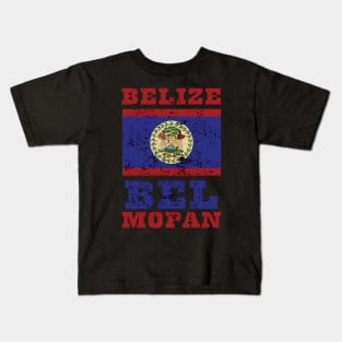 Flag of Belize Kids T-Shirt